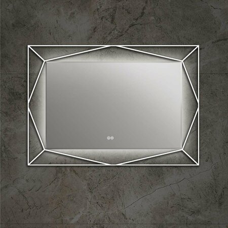 CHLOE LIGHTING Speculo Back Lit LED Mirror 6000K, Daylight White - 39 in. CH9M054BD39-LRT